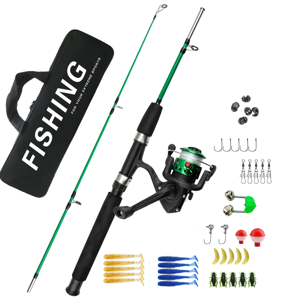 2 Sections Ice Fishing Rod Com - огляд і ціна Ice Fishing Line