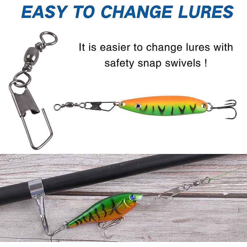 100Pcs Fishing Barrel Swivel C - огляд і ціна Saltwater Line