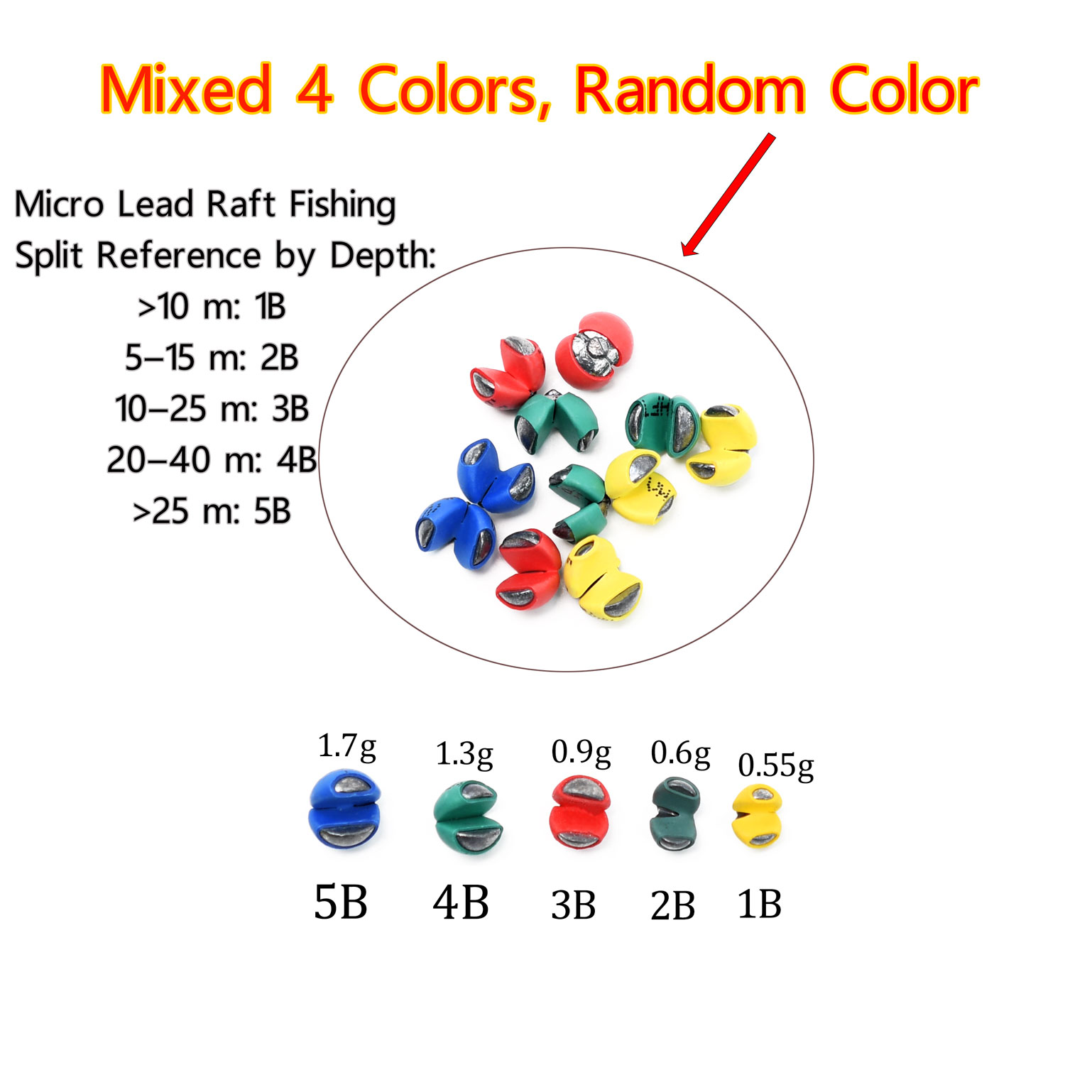Multi Size Taper Metal Sinkers - огляд і ціна Freshwater Line