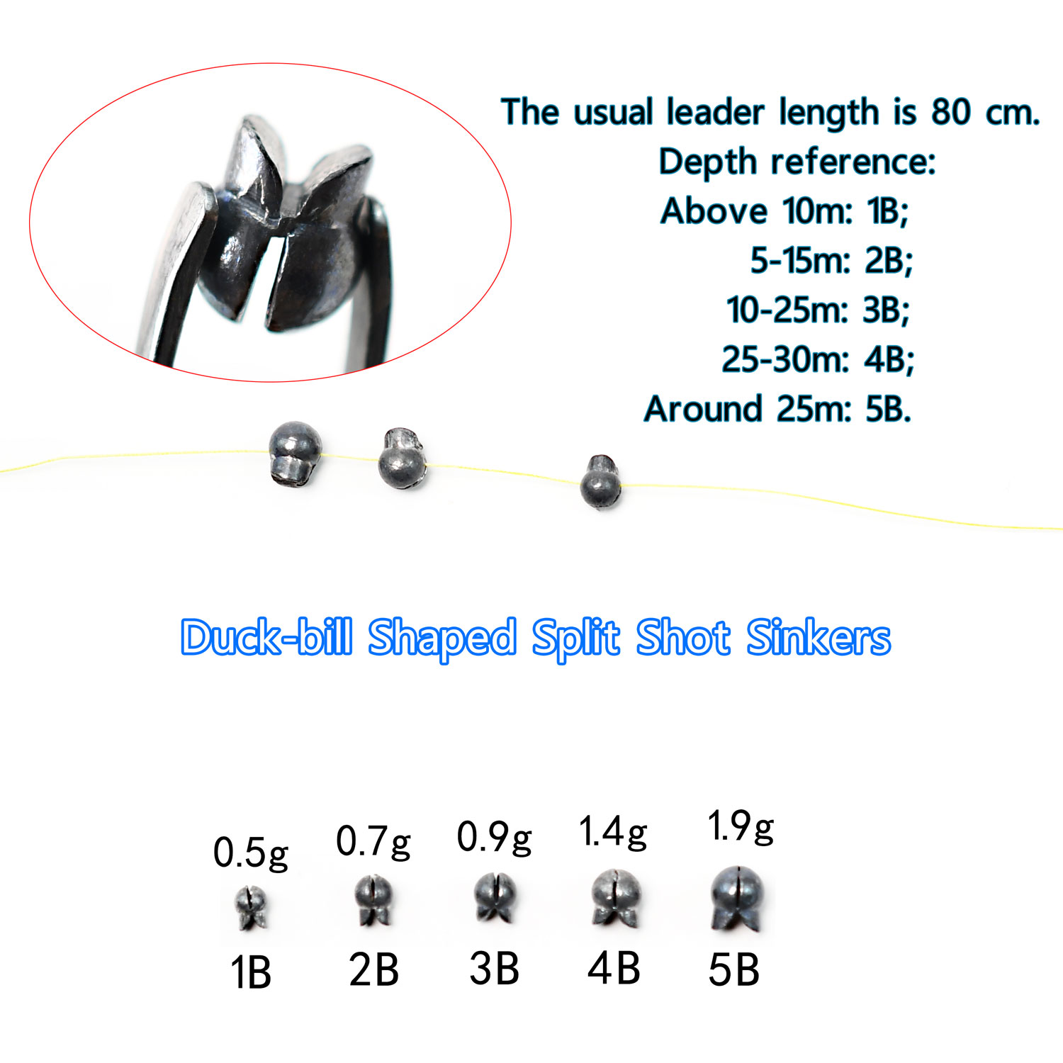 Multi Size Taper Metal Sinkers - огляд і ціна Freshwater Line